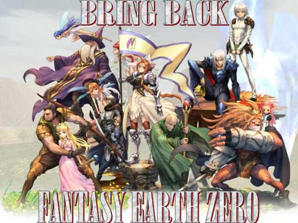 Bring Back Fantasy Earth Zero Movement Logo