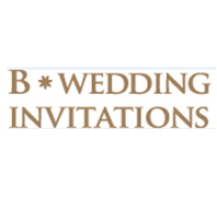 B Wedding Invitations Logo