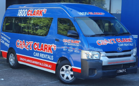 Crazy Clark’s Car Rental Brisbane Logo