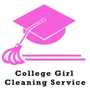 College Girl Cleaning Service Logo