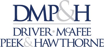 Driver, McAfee, Peek & Hawthorne, P.L. Logo