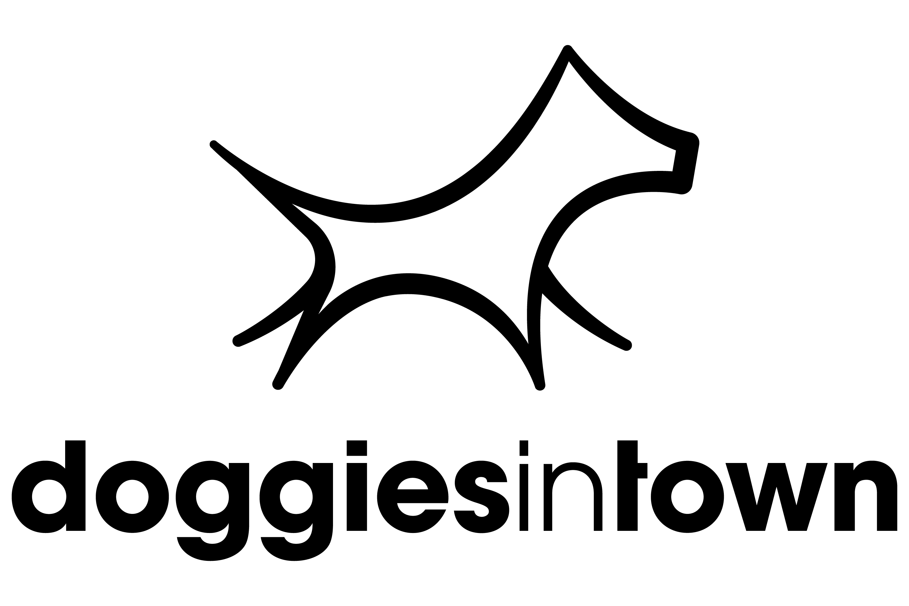 Doggies in Town Logo