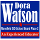 Dora Watson for Mansfield ISD School Board Logo