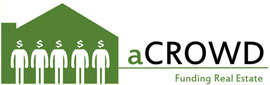 A Crowd Funding Real Estate Logo