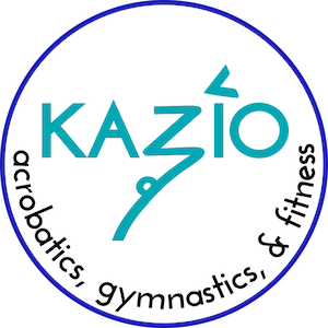 Kazio Acrobatics Gymnastics and Fitness Logo