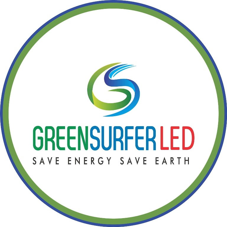 Green Surfer LED Logo