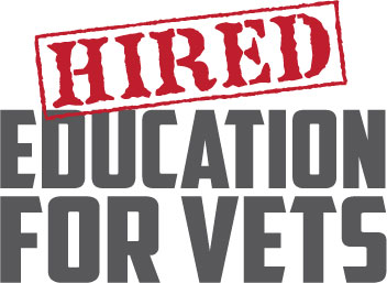 Hired Education for Vets Logo