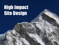 High Impact Site Design Logo