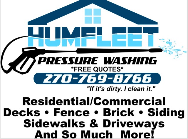 humfleet pressure washing Logo