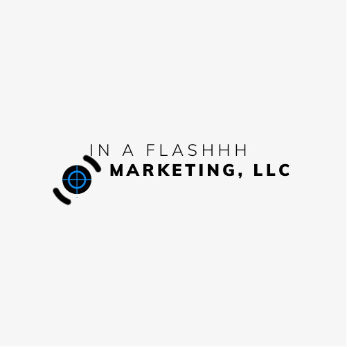 In A Flashhh Marketing, LLC Logo