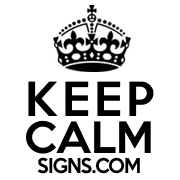 Keep Calm Signs Logo