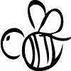 Kraftee Bee Cottage Logo