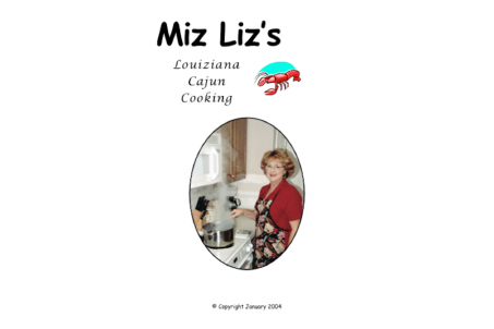 Miz Liz's Louiziana Cajun Cooking Logo