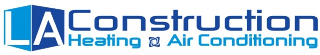 LA Construction, Heating and Air Logo