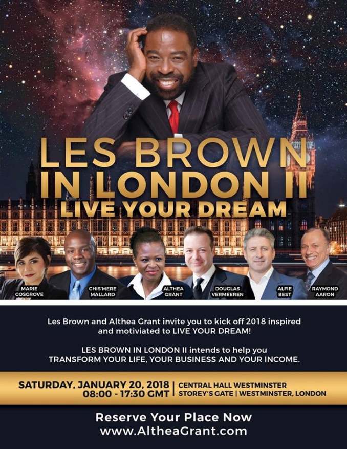 Les Brown Motivational Speaker Logo