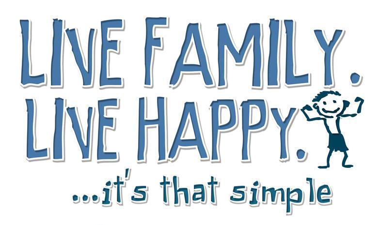 Live Family. Live Happy. Logo