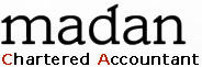 Madan Chartered Accountant Logo