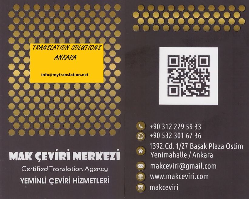 MAK TURKISH TRANSLATION SOLUTIONS AGENCY Logo