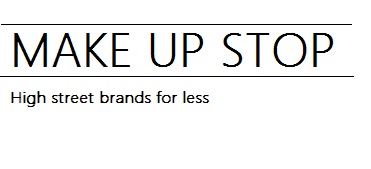 makeupstop Logo