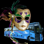 mardi gras bus schedule