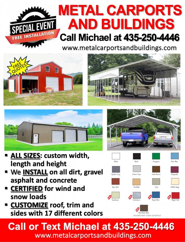 Metal Carports and Buildings Logo