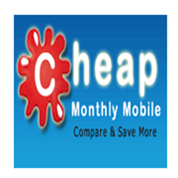 Cheap Monthly Mobile Logo