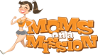 Moms on a Mission (M.O.M.) Logo