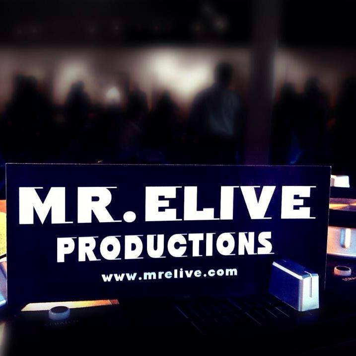 MR.ELIVE PRODUCTIONS Logo