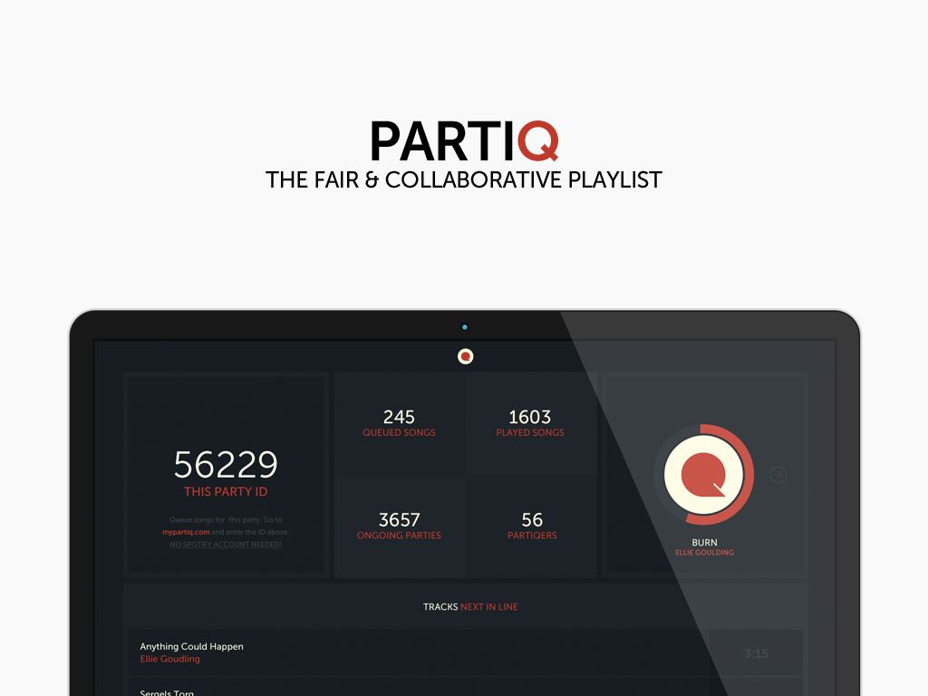 PartiQ - The Fair & Collaborative Playlist Logo