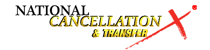 National Cancellation & Transfer Logo