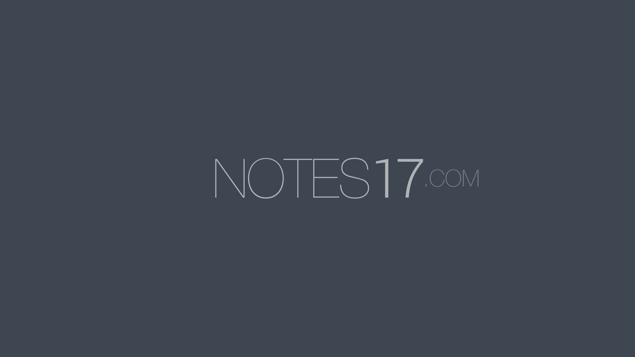 notes17 Logo