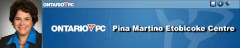 PINA MARTINO PC Candidate Etobicoke Centre Logo