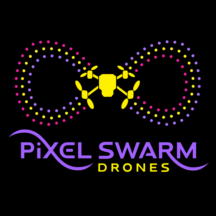 Pixel Swarm Drones Logo