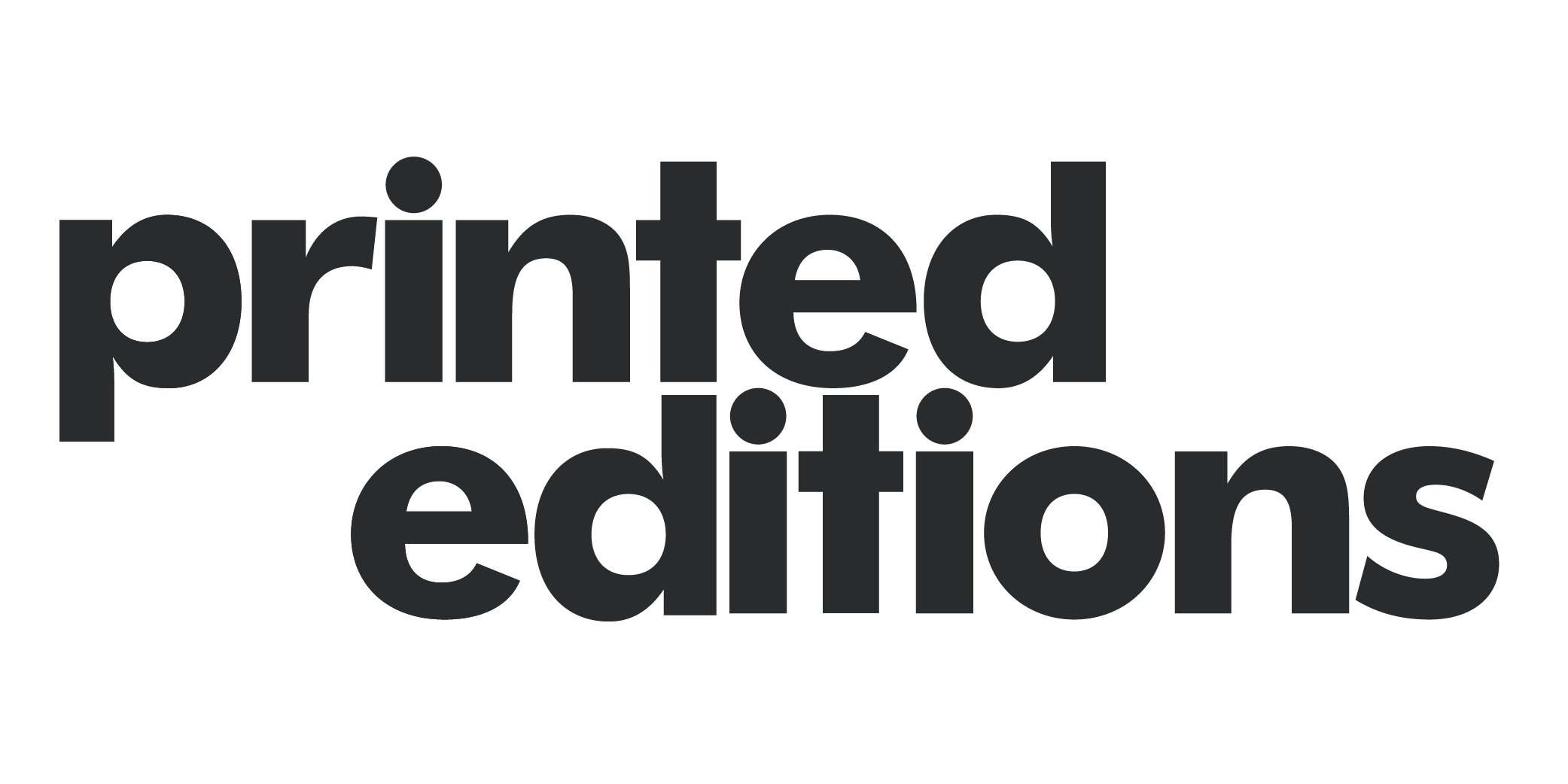 Printed Editions Logo