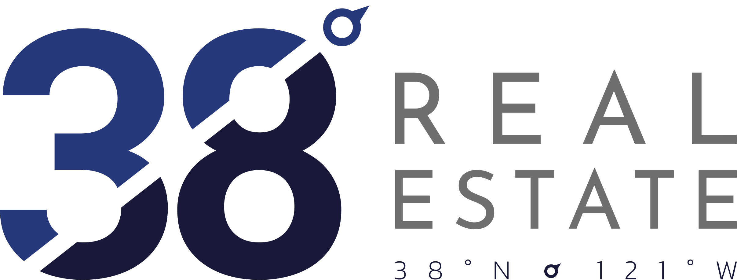 38 Degrees Real Estate Logo