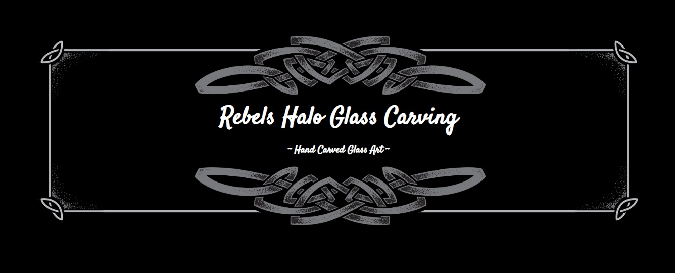 Rebels Halo Glass Art Logo