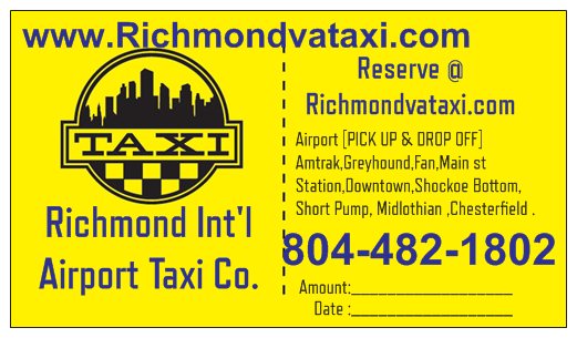 Richmond Intl Airport Taxi Logo