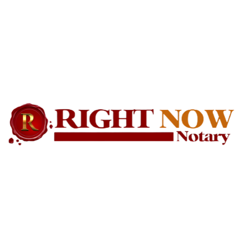 Right Now Notary Logo