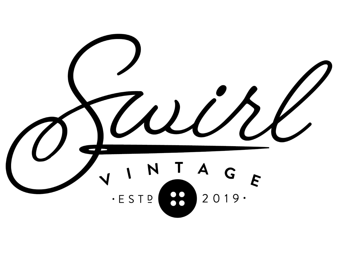 Swirl Vintage Logo