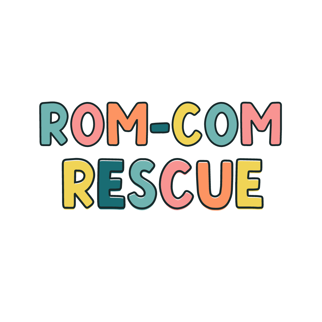 Rom-Com Rescue Podcast Logo