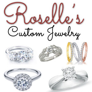 Roselle's Custom Jewelry Logo