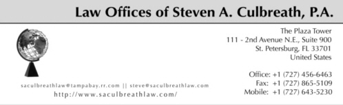 Law Offices of Steven A. Culbreath, PA Logo