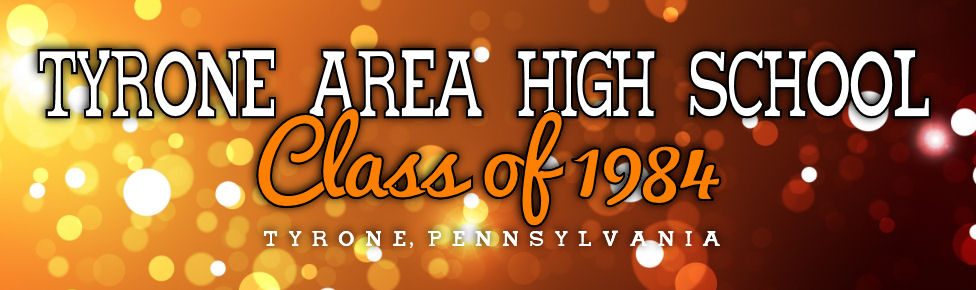 Tyrone Area High School Class of 1984 Logo