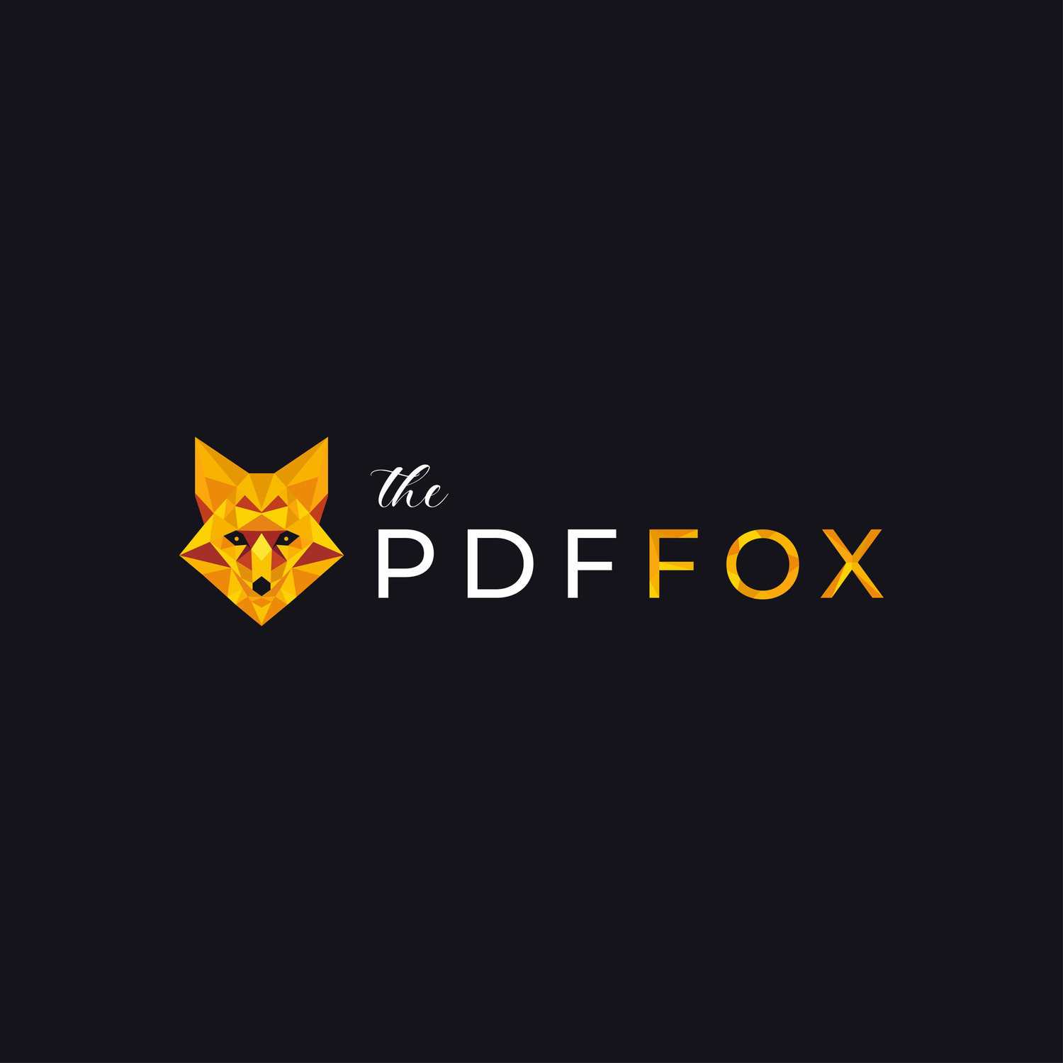 The PDF Fox Logo