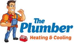 The Plumber Heating & Cooling Logo