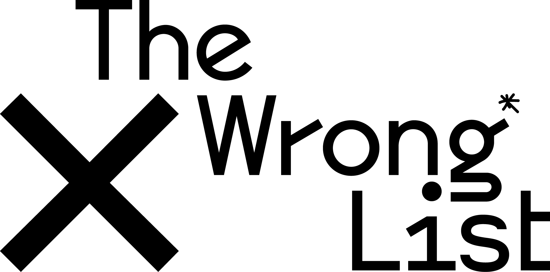 The Wrong* List Logo