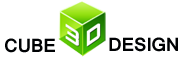 3D Cube Design Logo