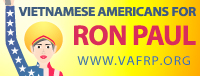 Vietnamese Americans for Ron Paul Logo