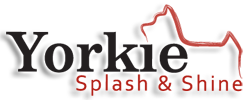 Yorkie Splash and Shine Logo