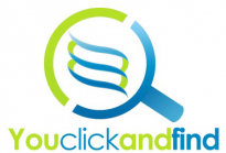 You Click and Find Logo